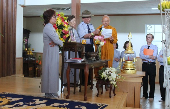 Hoà thượng Thích Huyền Việt đọc Tâm Thư của Viện Hoá Đạo