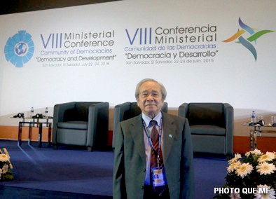 Ông Võ Văn Ái tại Hội cấp Bộ trưởng lần thứ 8 tại San Salvador, Trung Mỹ